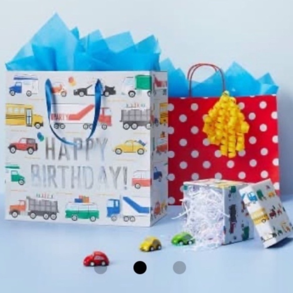 New Bundle of 12 Target Spritz Red Polka Dot Gift bags